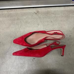 Red suede sling back kit